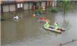 Surface water flooding in Glasgow on 30 July 2002 (Courtesy of Glasgow City Council and Scottish Water (2002)